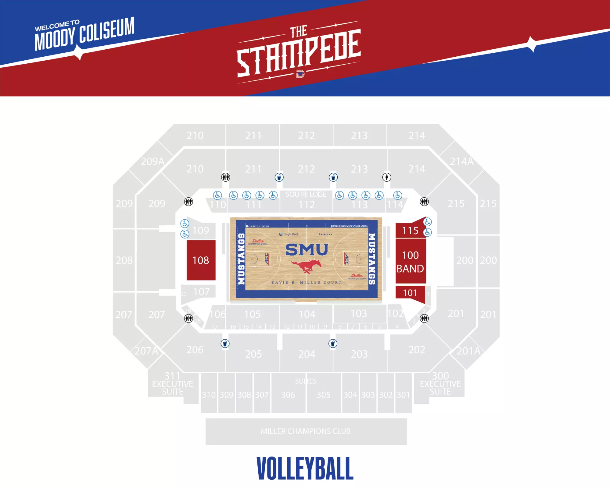 The Stampede Student Section - Volleyball