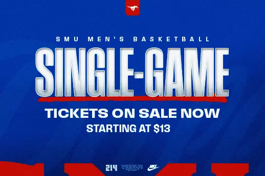 SMU Men's Basketball Single-Game Tickets On Sale Now Starting at $13