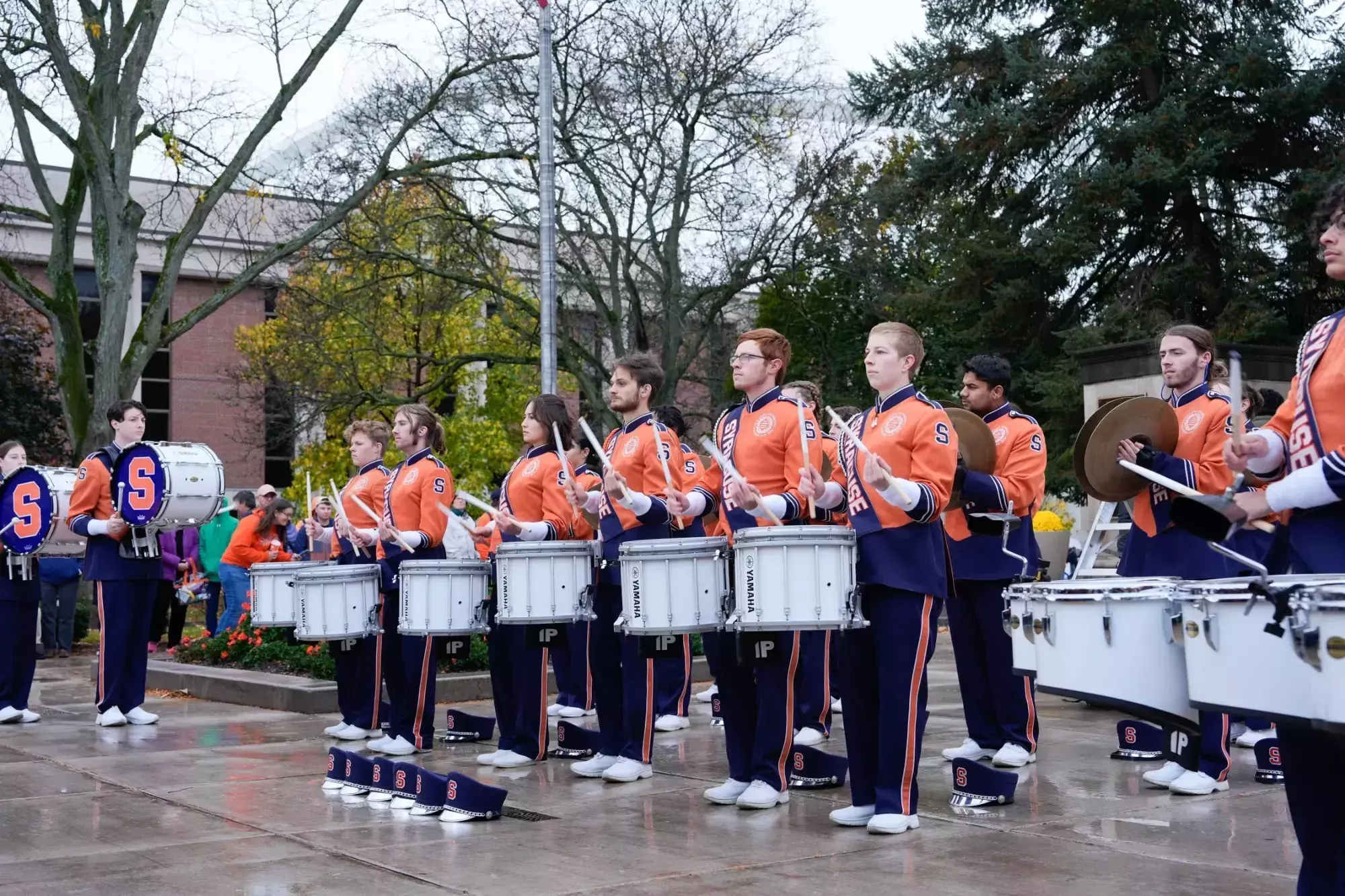 Drumline performance at 'Cuse on the Quad