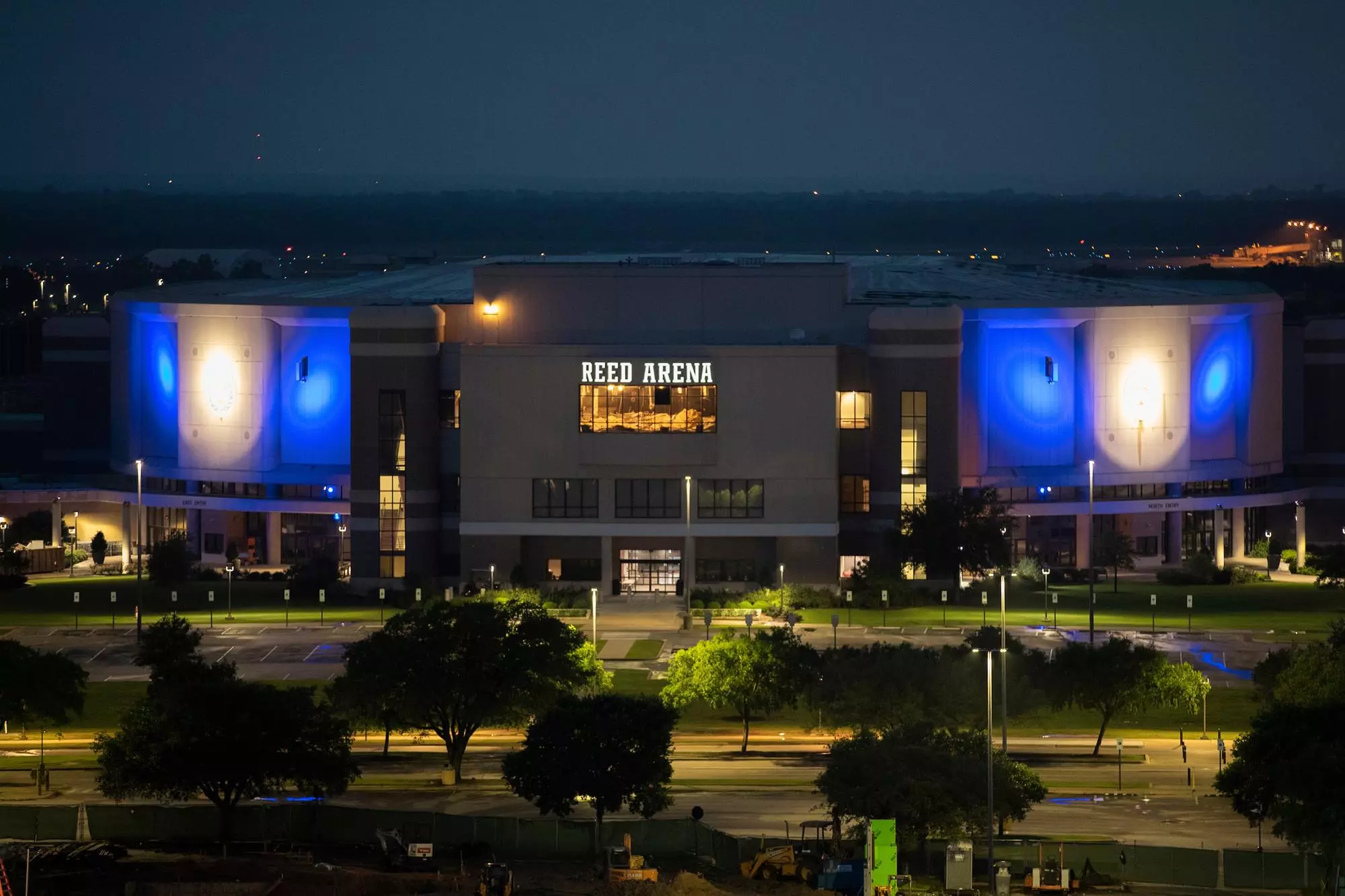 COLLEGE STATION, TX - APRIL 09, 2020 - Light it Blue event at in College Station, TX. Photo By Craig Bisacre/Texas A&M Athletics