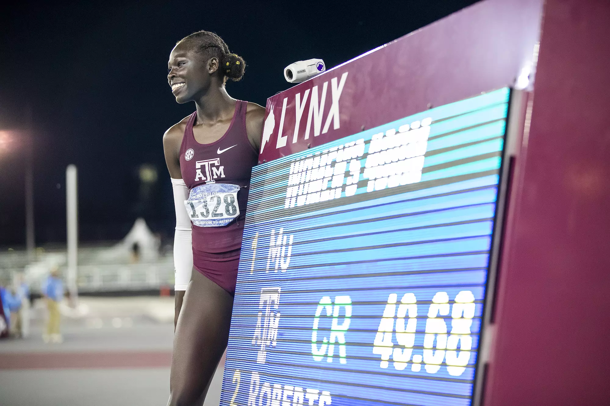 COLLEGE STATION, TX - May 29, 2021 - during NCAA Outdoor Track and Field West Prelims at E.B. Cushing Stadium in College Station, TX. Photo By Craig Bisacre/Texas A&M Athletics