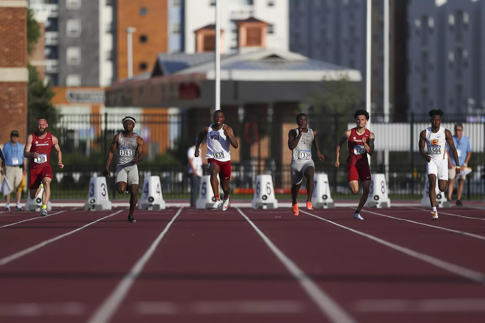 COLLEGE STATION, TX - May 26, 2021 - during NCAA Outdoor Track and Field West Prelims at E.B. Cushing Stadium in College Station, TX. Photo By Bailey Orr/Texas A&M Athletics