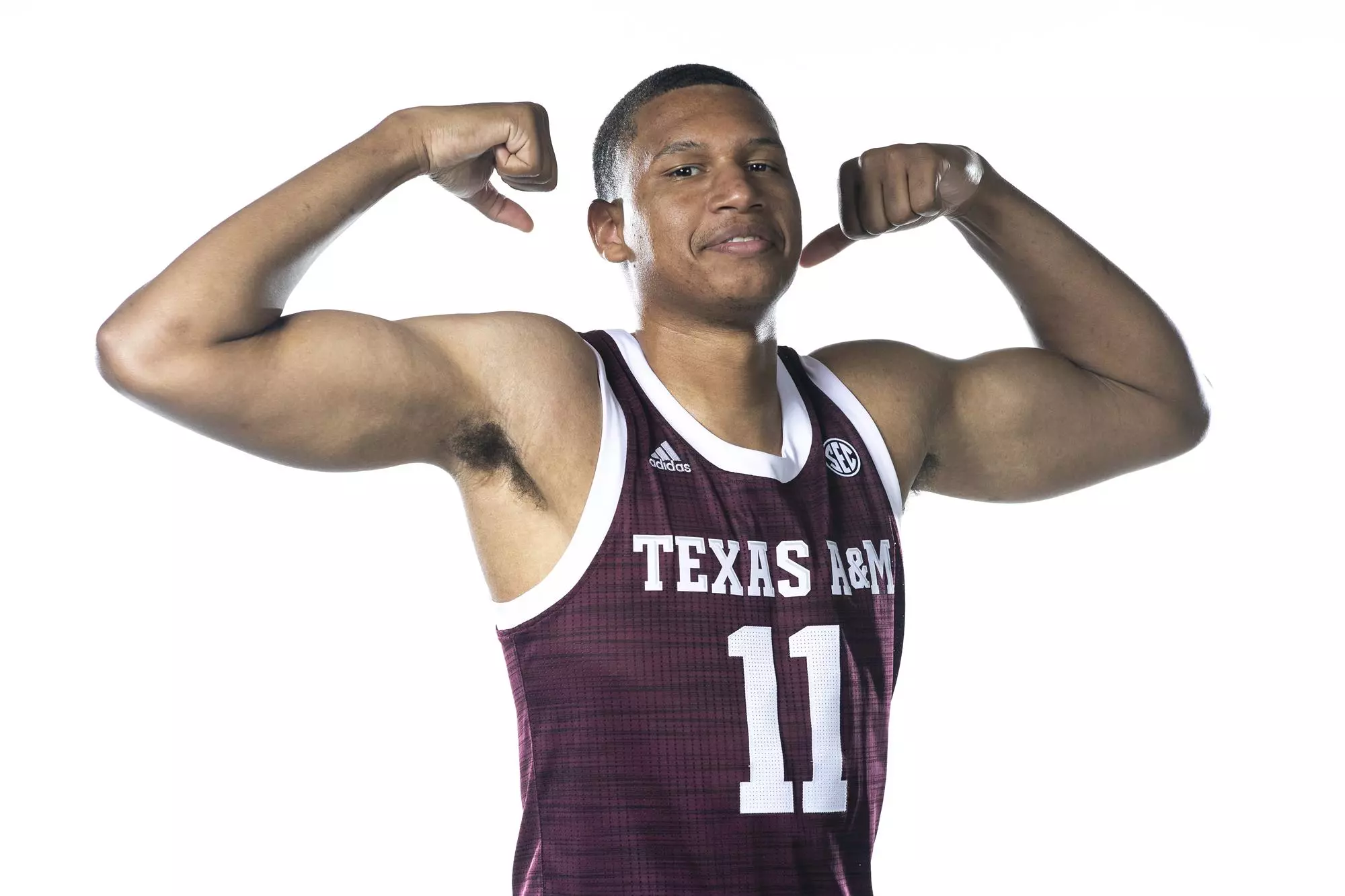 COLLEGE STATION, TX - September 02, 2021 - during men?s basketball photo day in College Station, TX. Photo By Craig Bisacre/Texas A&M Athletics