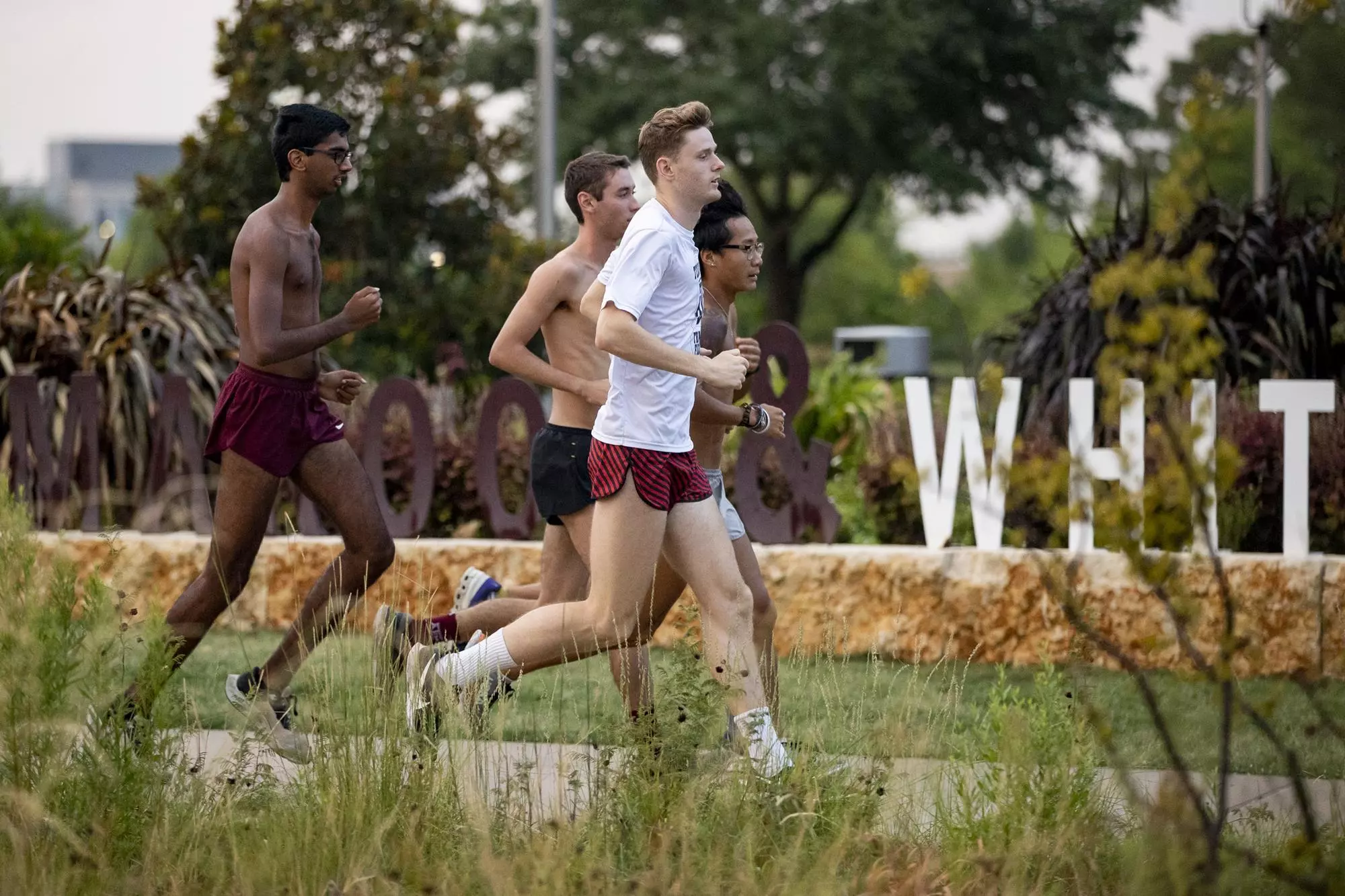 COLLEGE STATION, TX - August 19, 2022 - during cross country practice in College Station, TX. Photo By Aiden Shertzer/Texas A&M Athletics