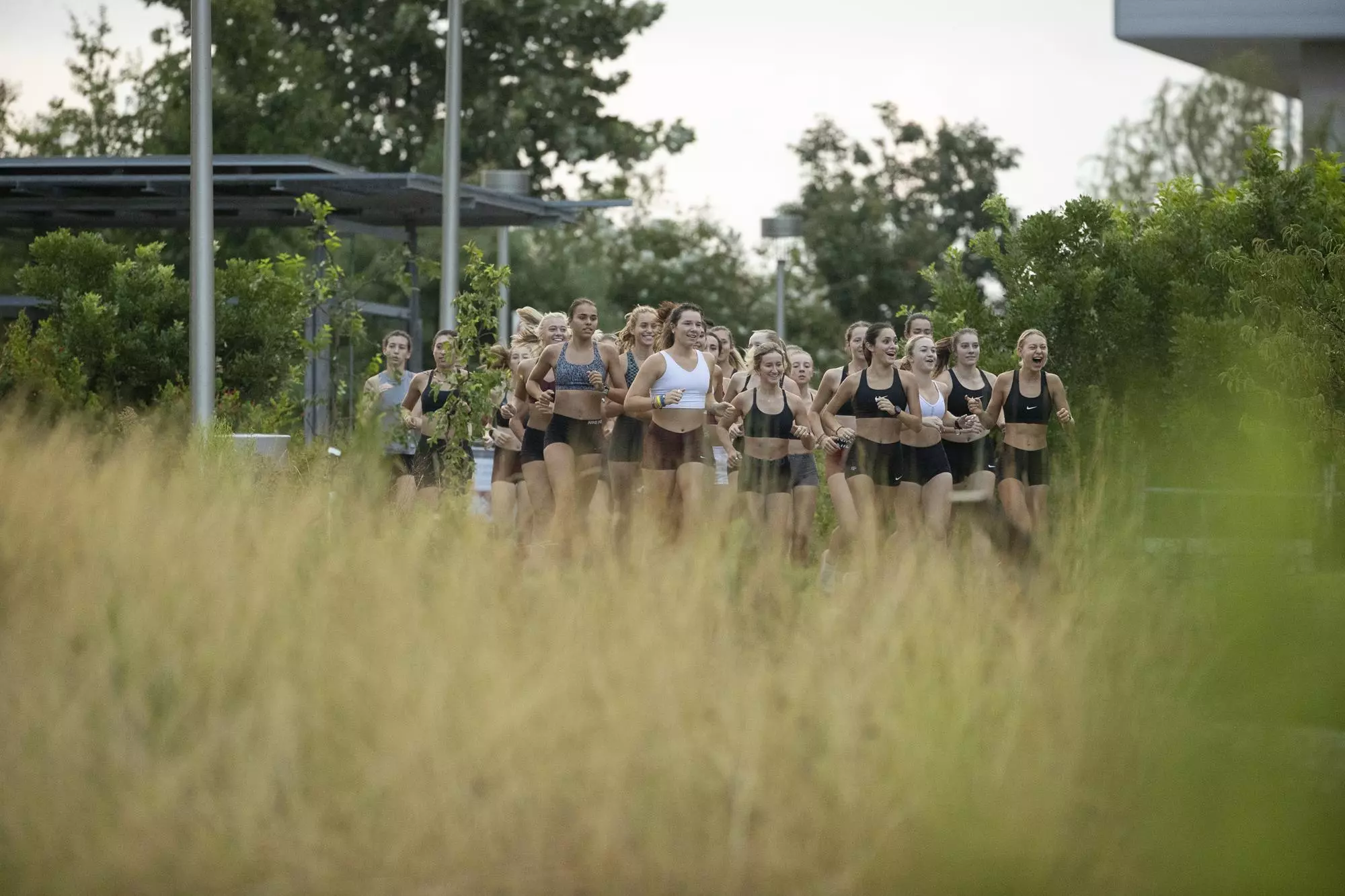 COLLEGE STATION, TX - August 19, 2022 - during cross country practice in College Station, TX. Photo By Craig Bisacre/Texas A&M Athletics
