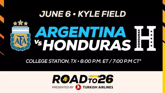 Argentina Honduras Road to 26 - June 6 Kyle Field