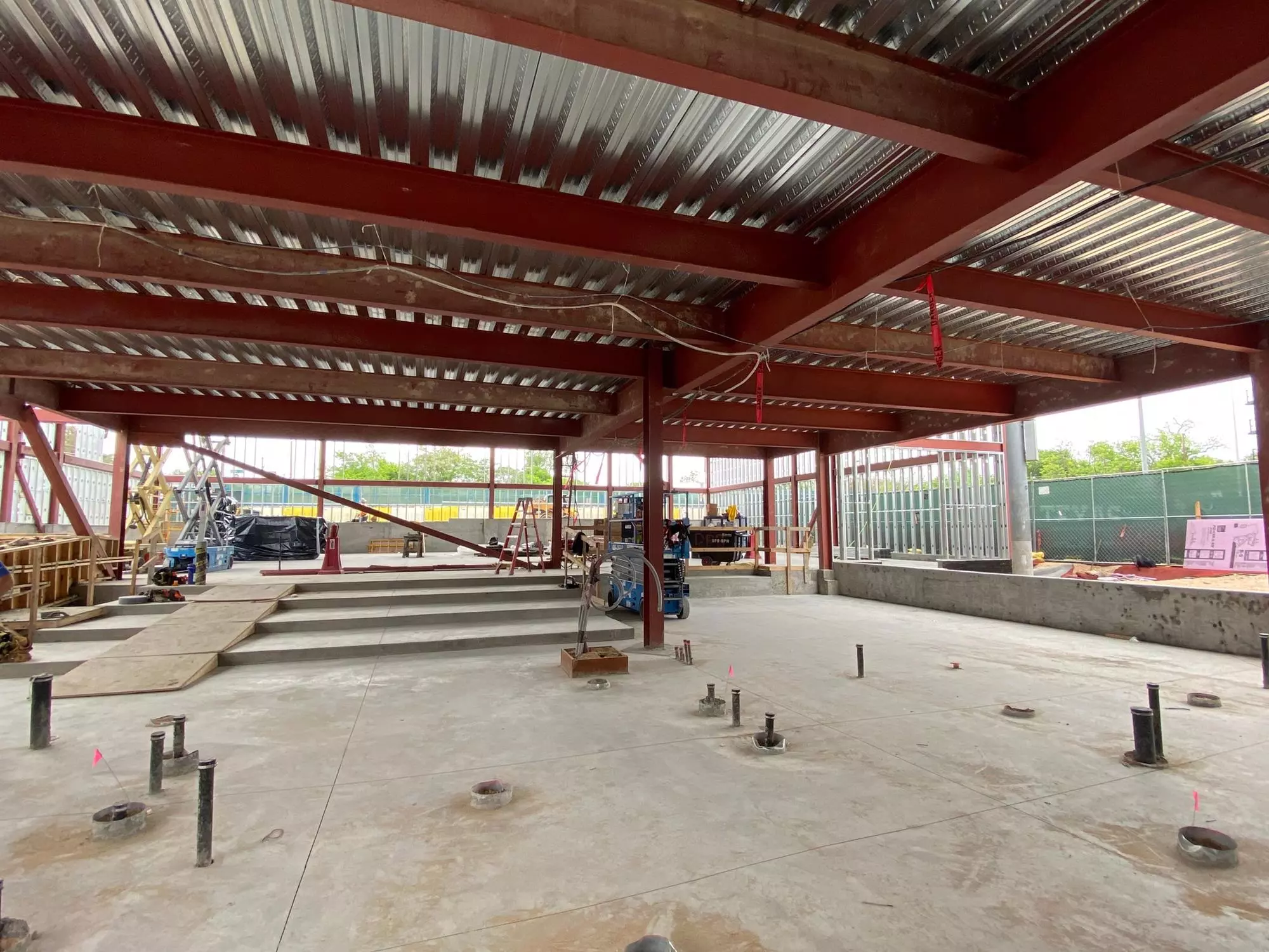 Softball facility construction
