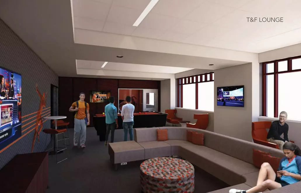 Soccer and Track mockup lounge