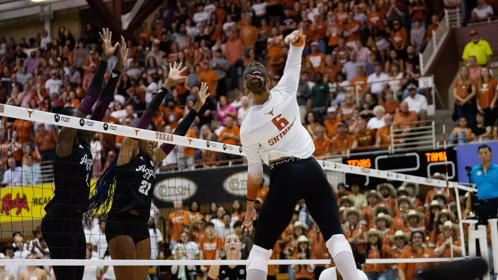 No. 7 Volleyball drops five-setter to Texas A&M - University of Texas Athletics no-7-volleyball-drops-five-setter-to-texas-a-m-university-of-texas-athletics