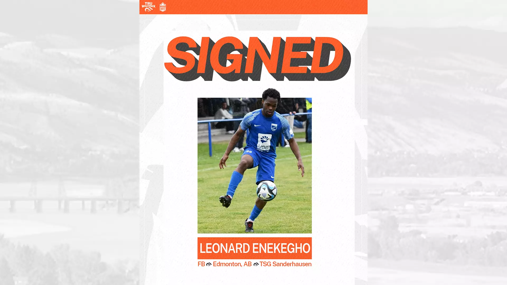 Experienced Enekegho commits to men's soccer