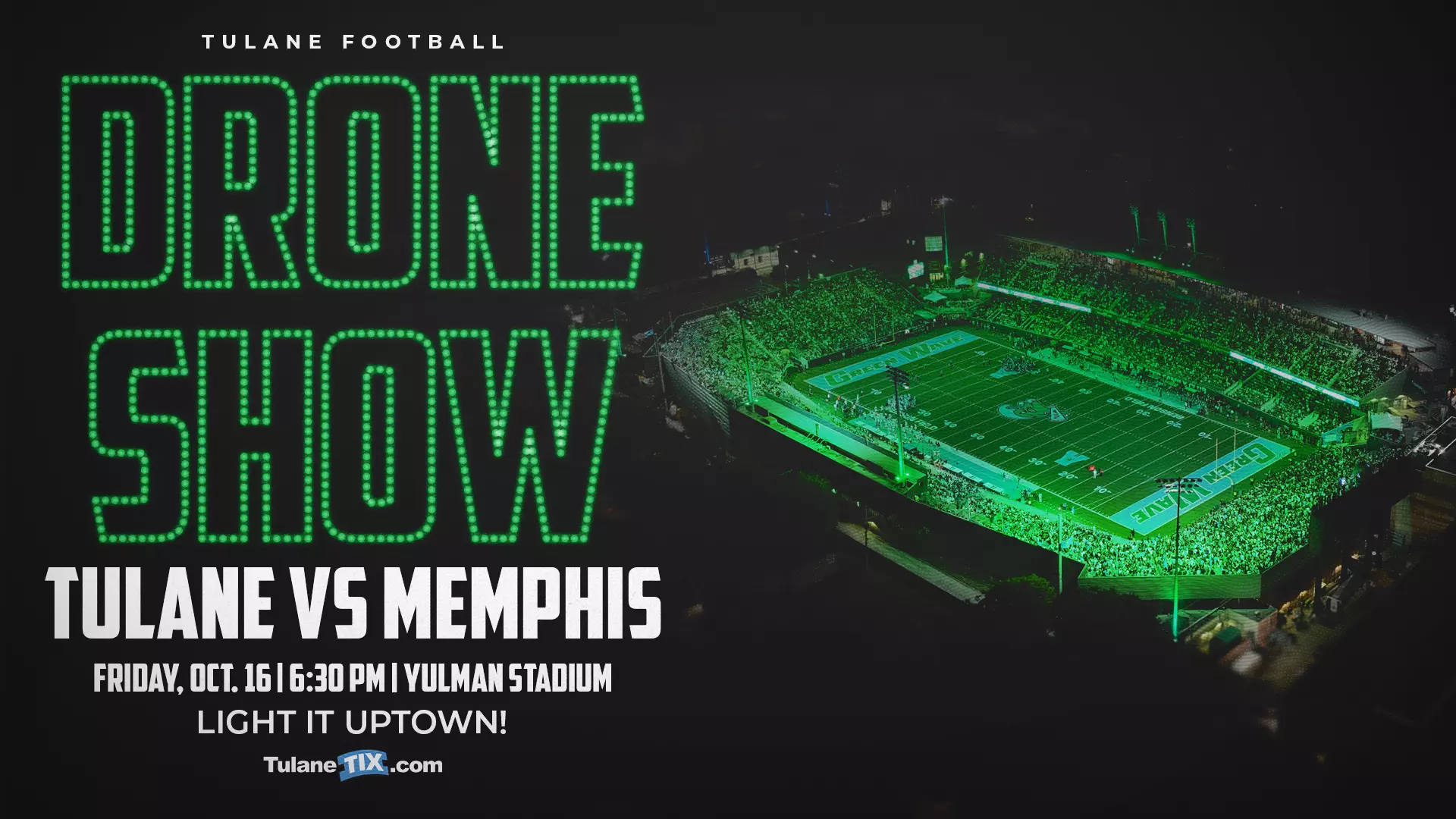 Football vs Memphis Drone Show