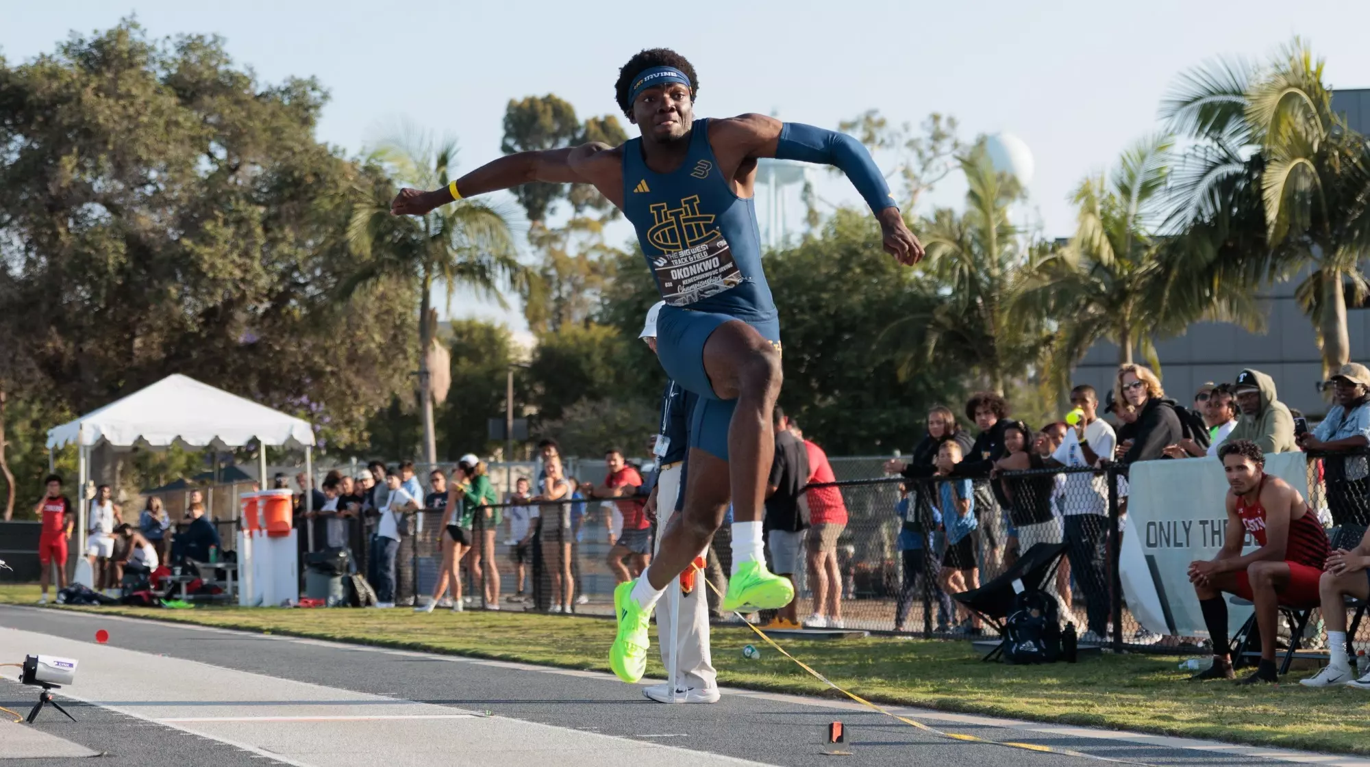 Action photo of Kenechukwu Okonkwo in the triple jump