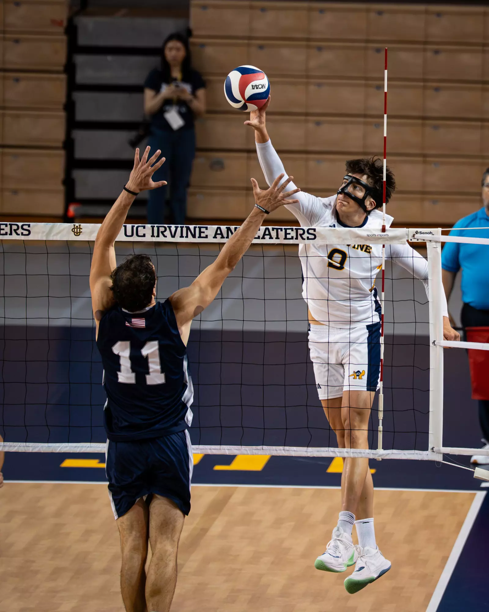 Andrej Jokanovic kills a ball against UCSB