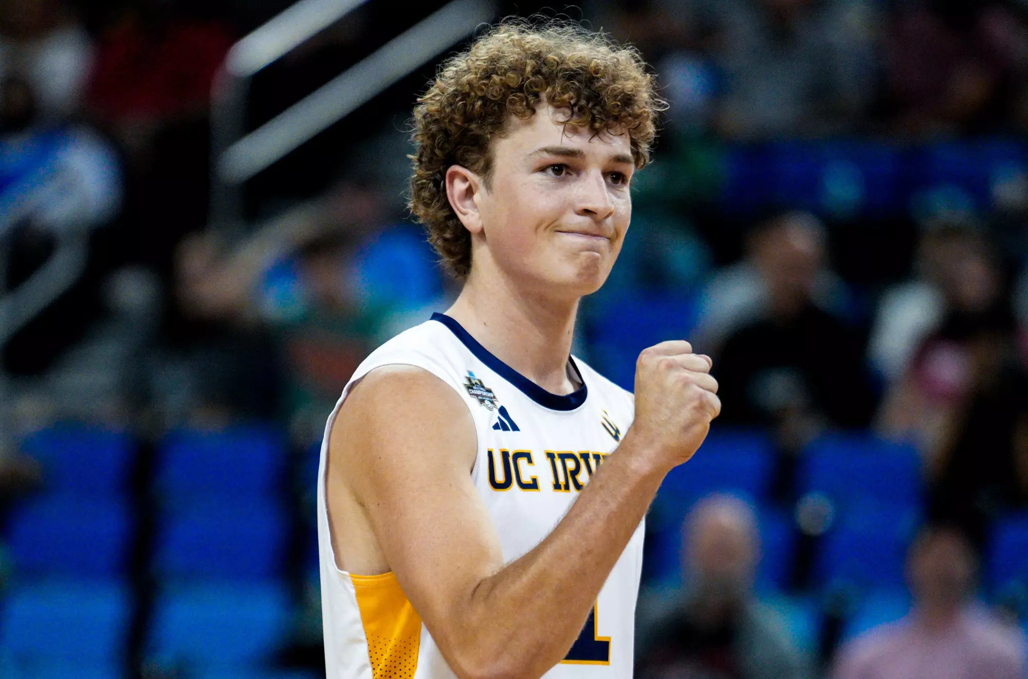 Shane Aikten celebrates