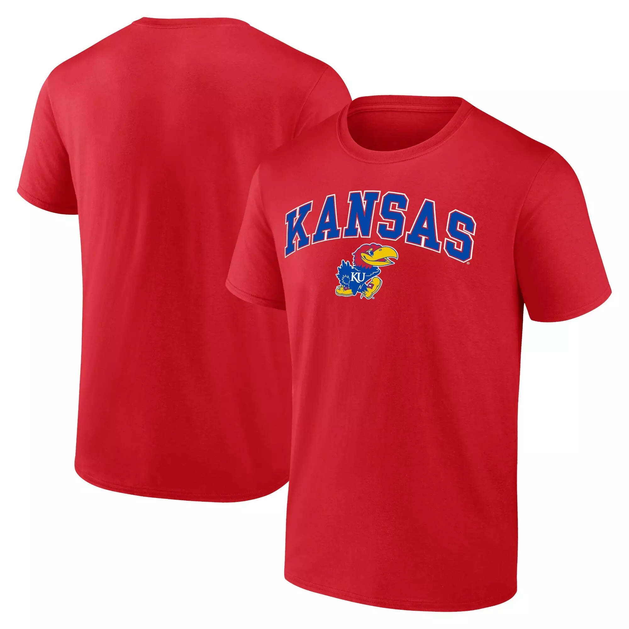 Fanatics Branded Red Kansas Jayhawks Campus T-Shirt