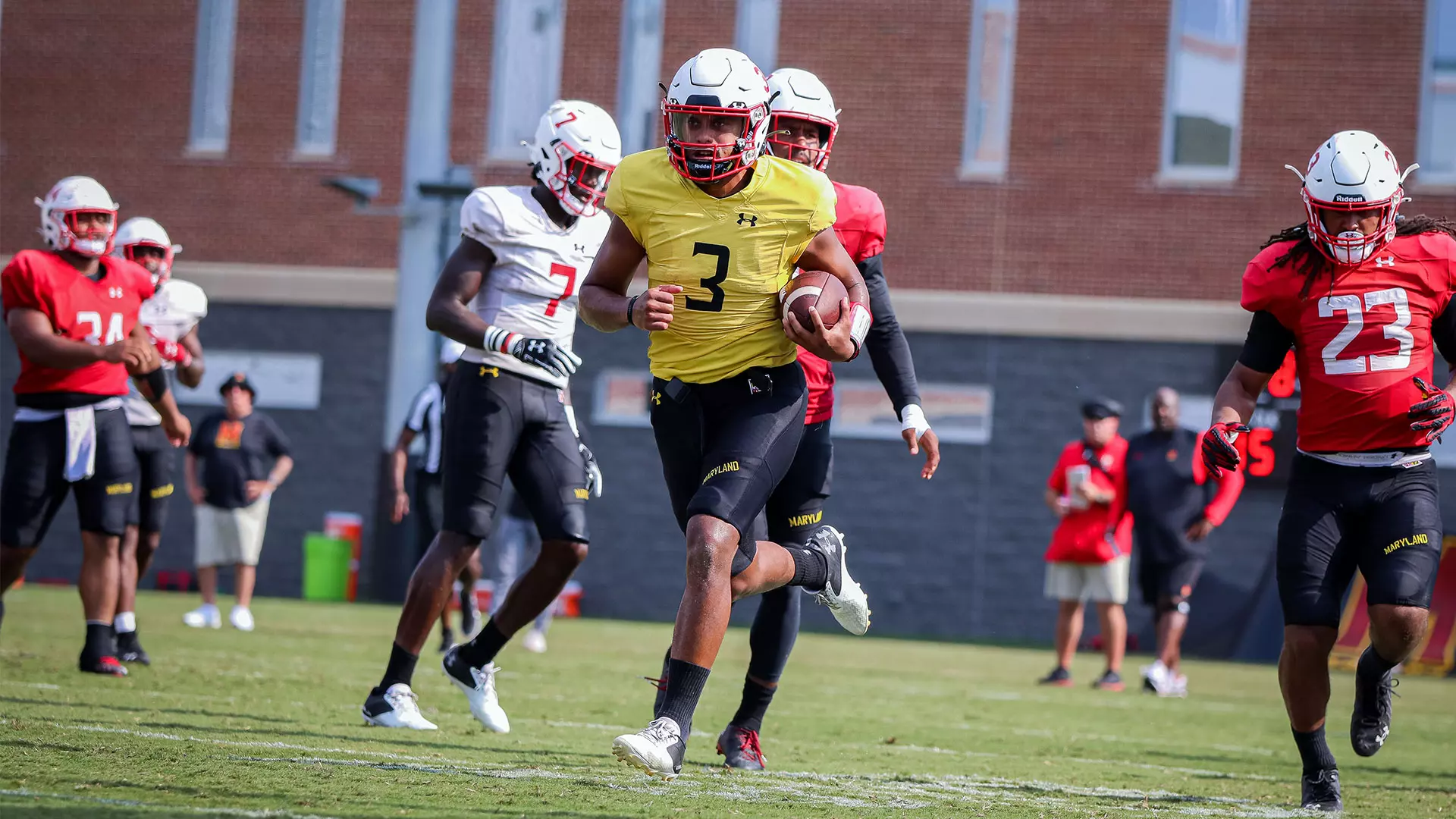 Maryland Football Practice August 25, 2021