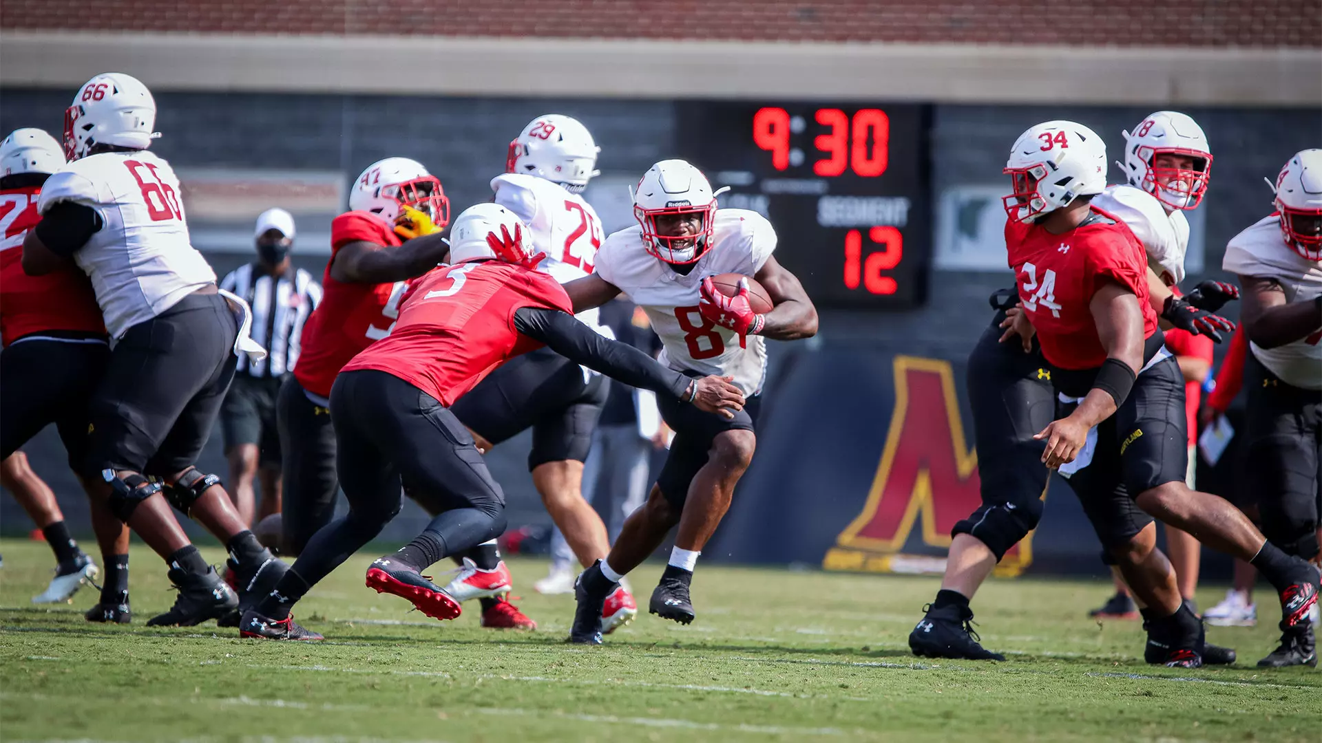 Maryland Football Practice August 25, 2021