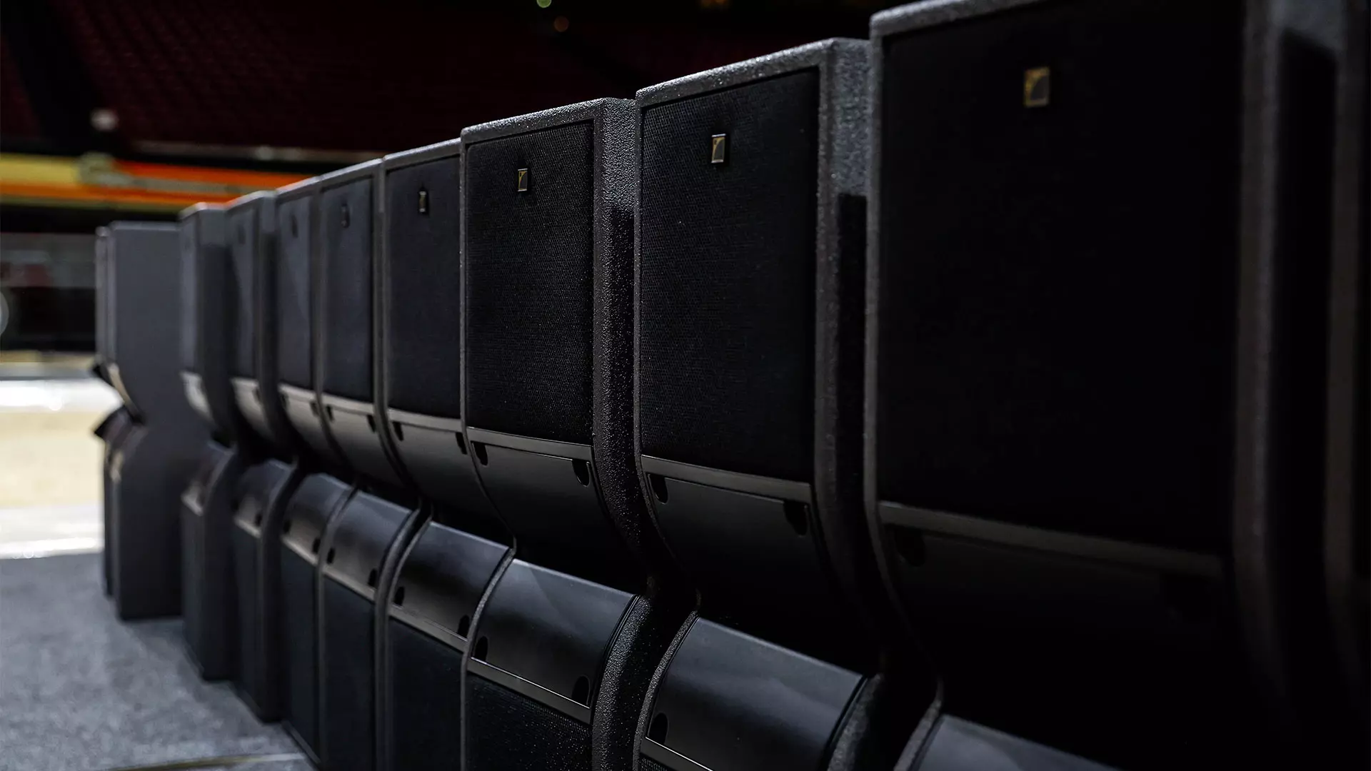 New XFINITY Center Videoboard speakers during construction