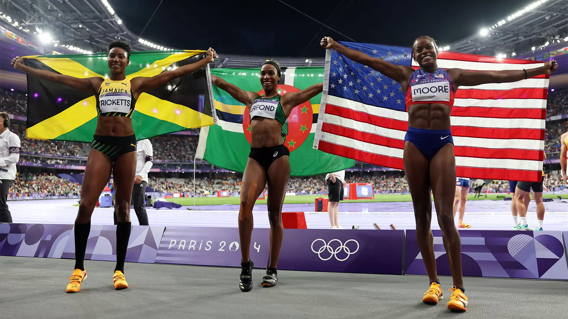 Thea Lafond at the 2024 Paris Olympics