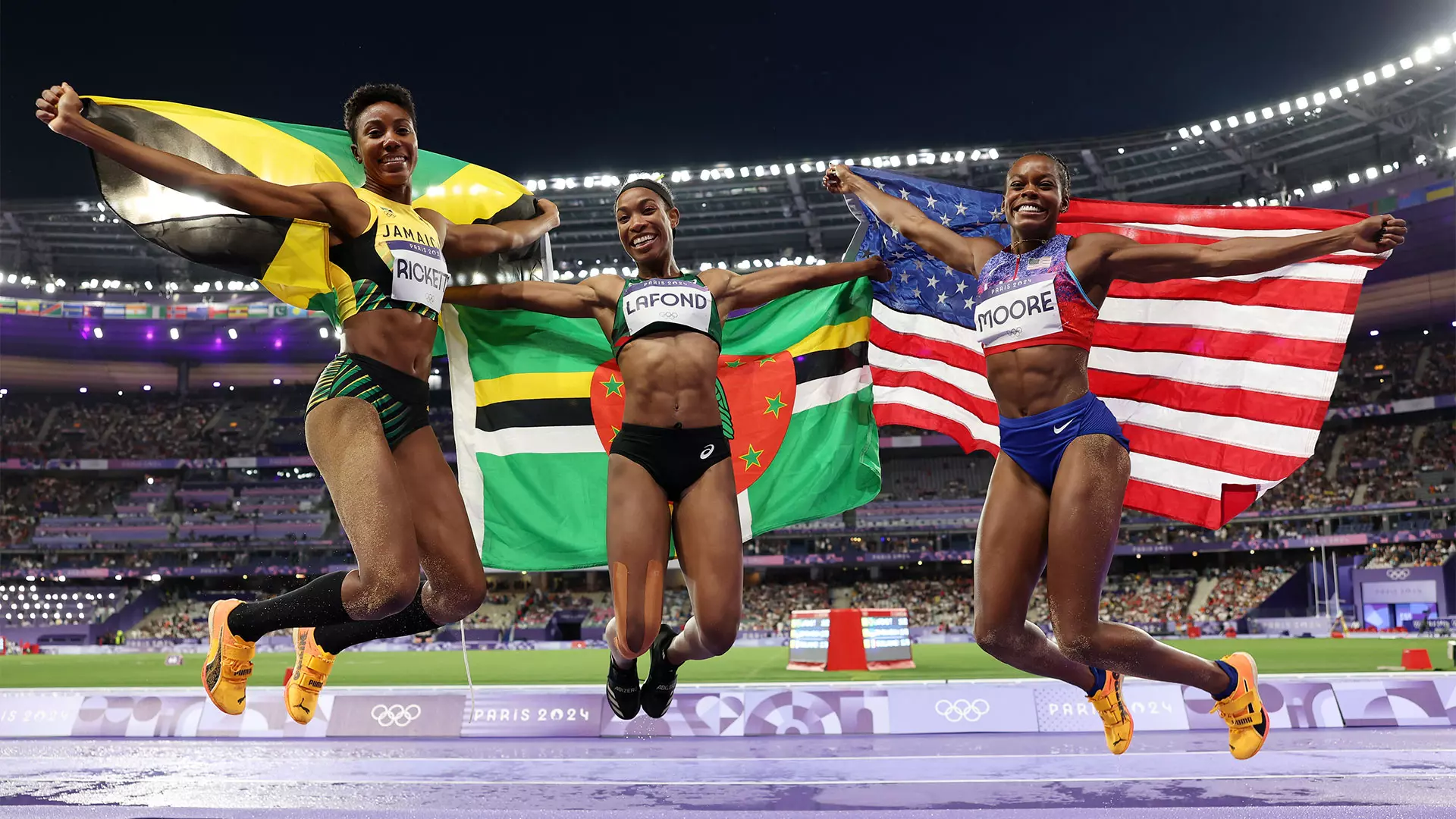 Thea Lafond at the 2024 Paris Olympics