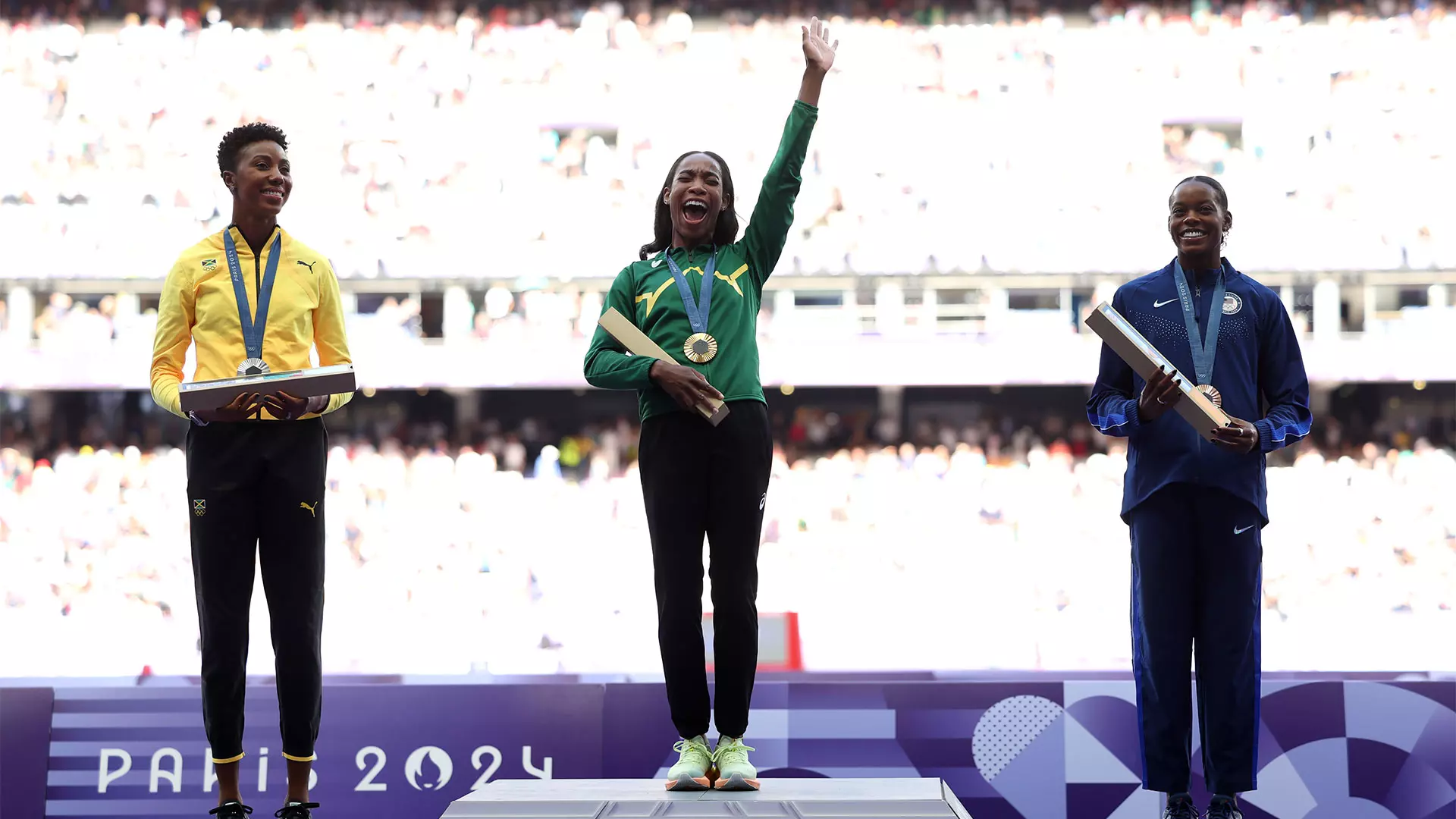 Thea Lafond at the 2024 Paris Olympics