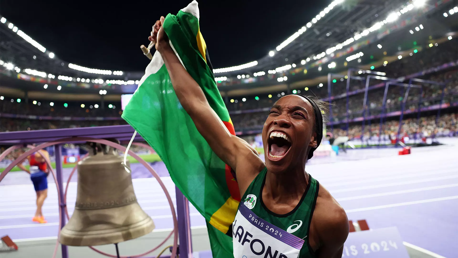 Thea Lafond at the 2024 Paris Olympics