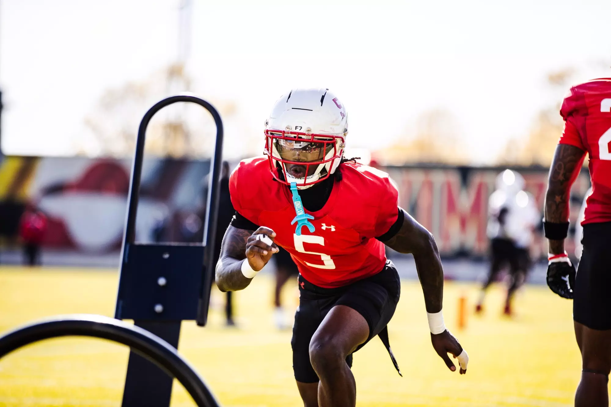 Photo from Maryland Football's Spring Camp on April 9