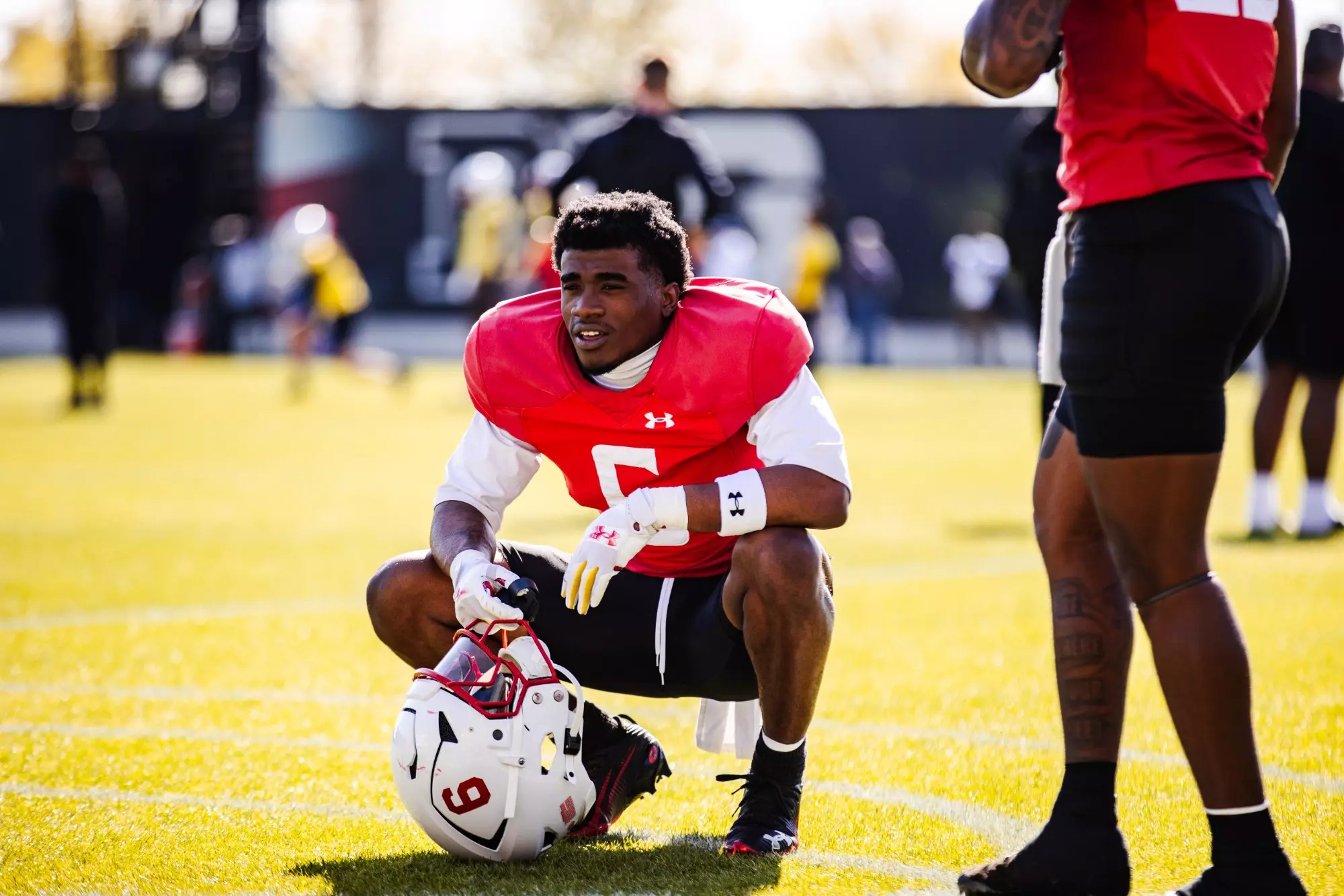 Photo from Maryland Football's Spring Camp on April 9