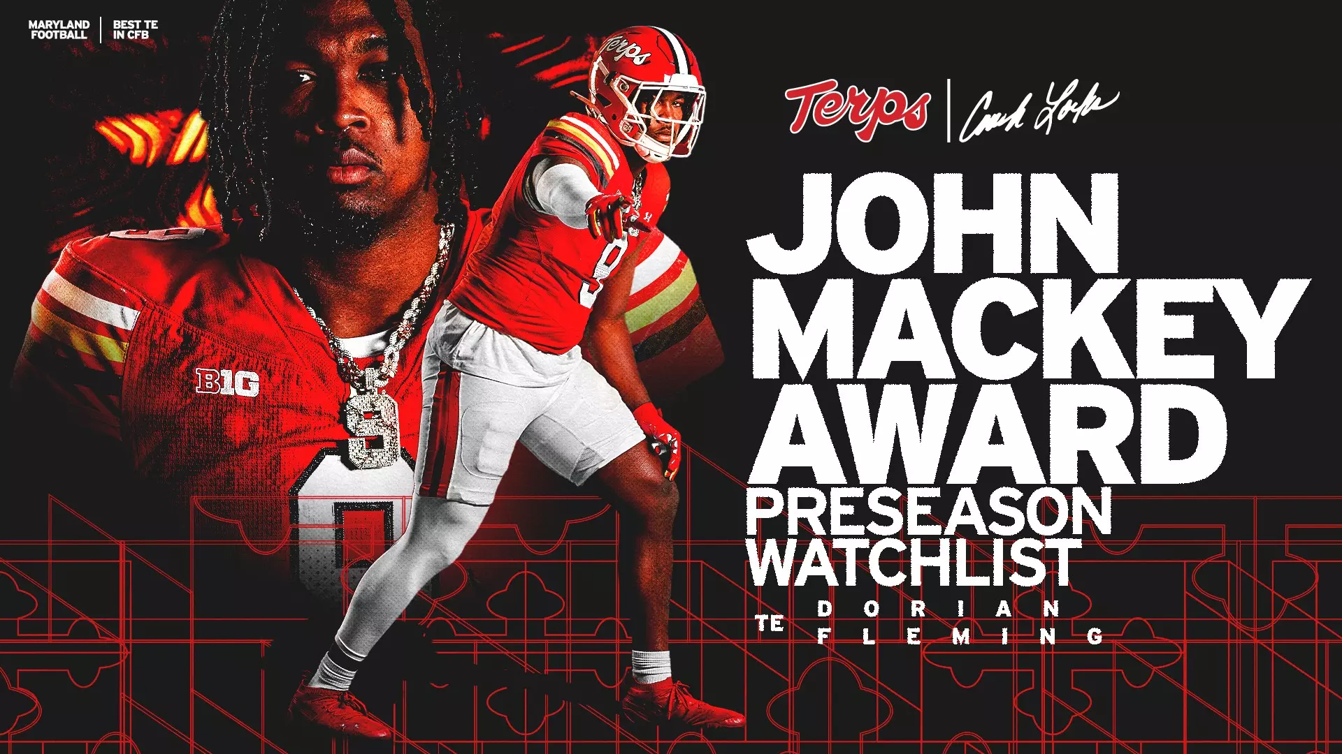 Dorian Fleminm 2026 John Mackey Award Watch List Graphic