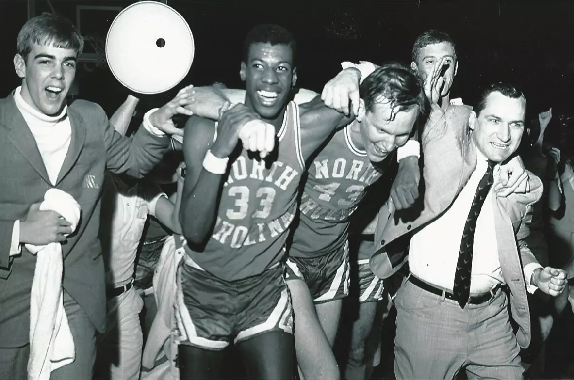 Charlie Scott, Dean Smith, Rusty Clark