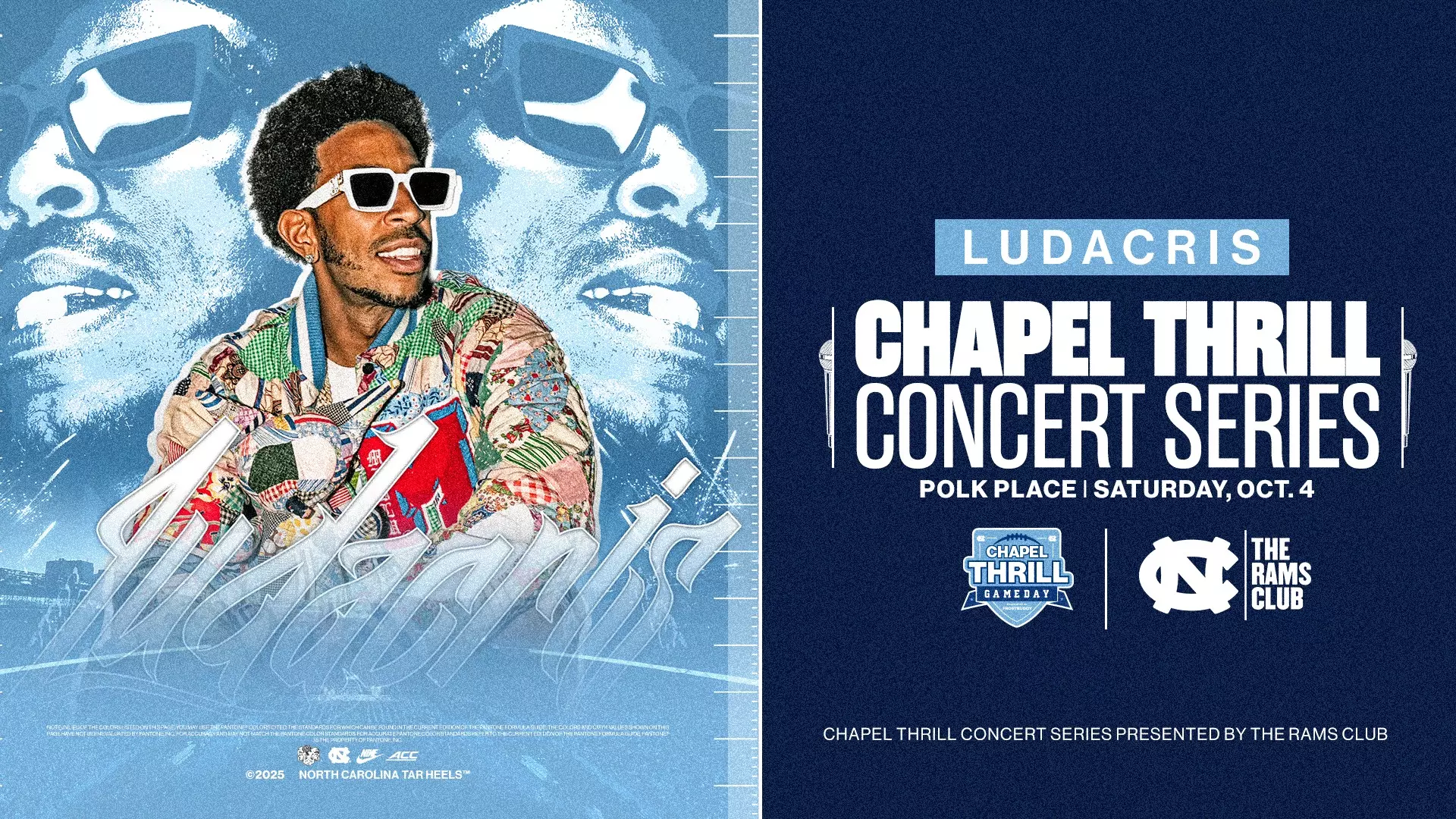 Ludacris graphic - Chapel Thrill concert series 2025