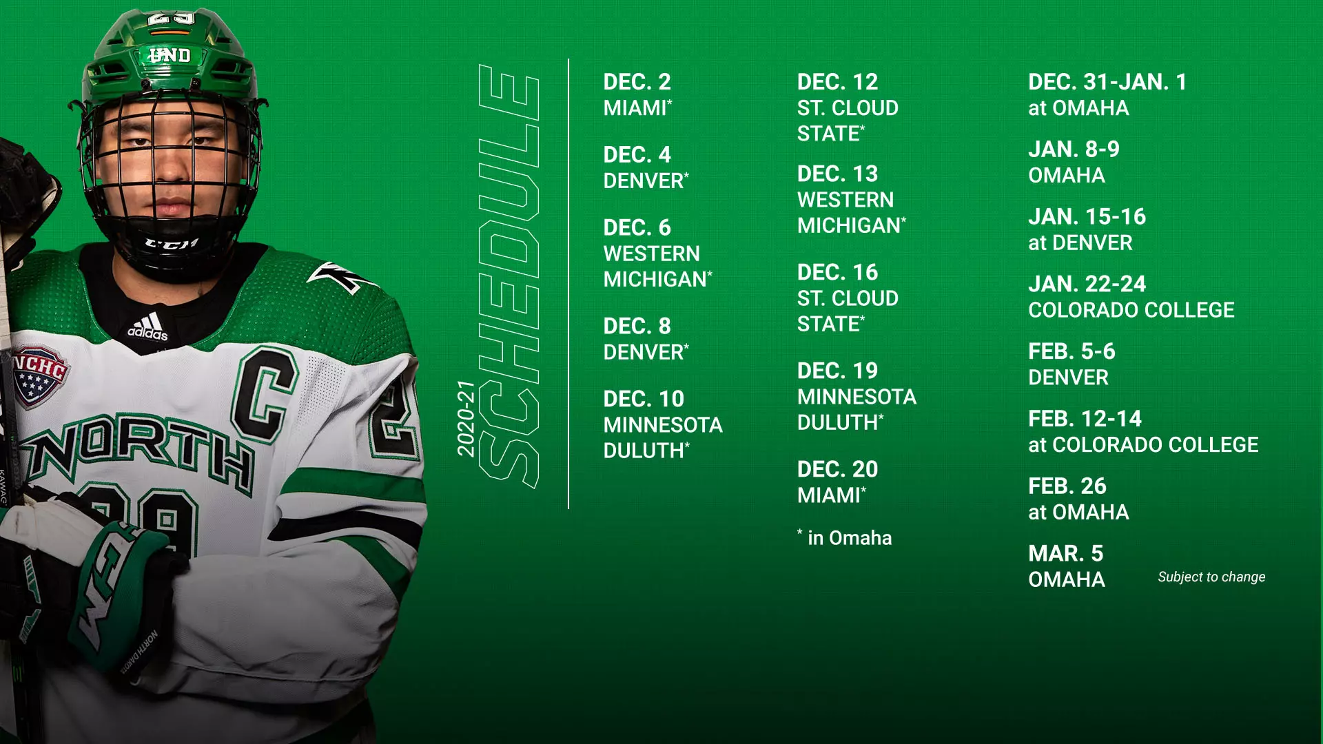 NCHC announces complete 26-game schedule - University of North Dakota Athletics nchc-announces-complete-26-game-schedule-university-of-north-dakota-athletics