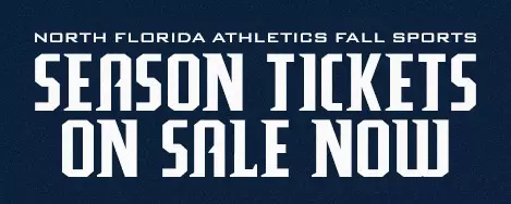 2026-27 North Florida Athletics - Fall Sports Season Tickets On Sale Now Banner