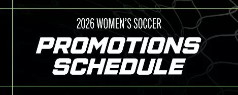 2026 Women's Soccer Promotions Schedule (Rx Top Promos)
