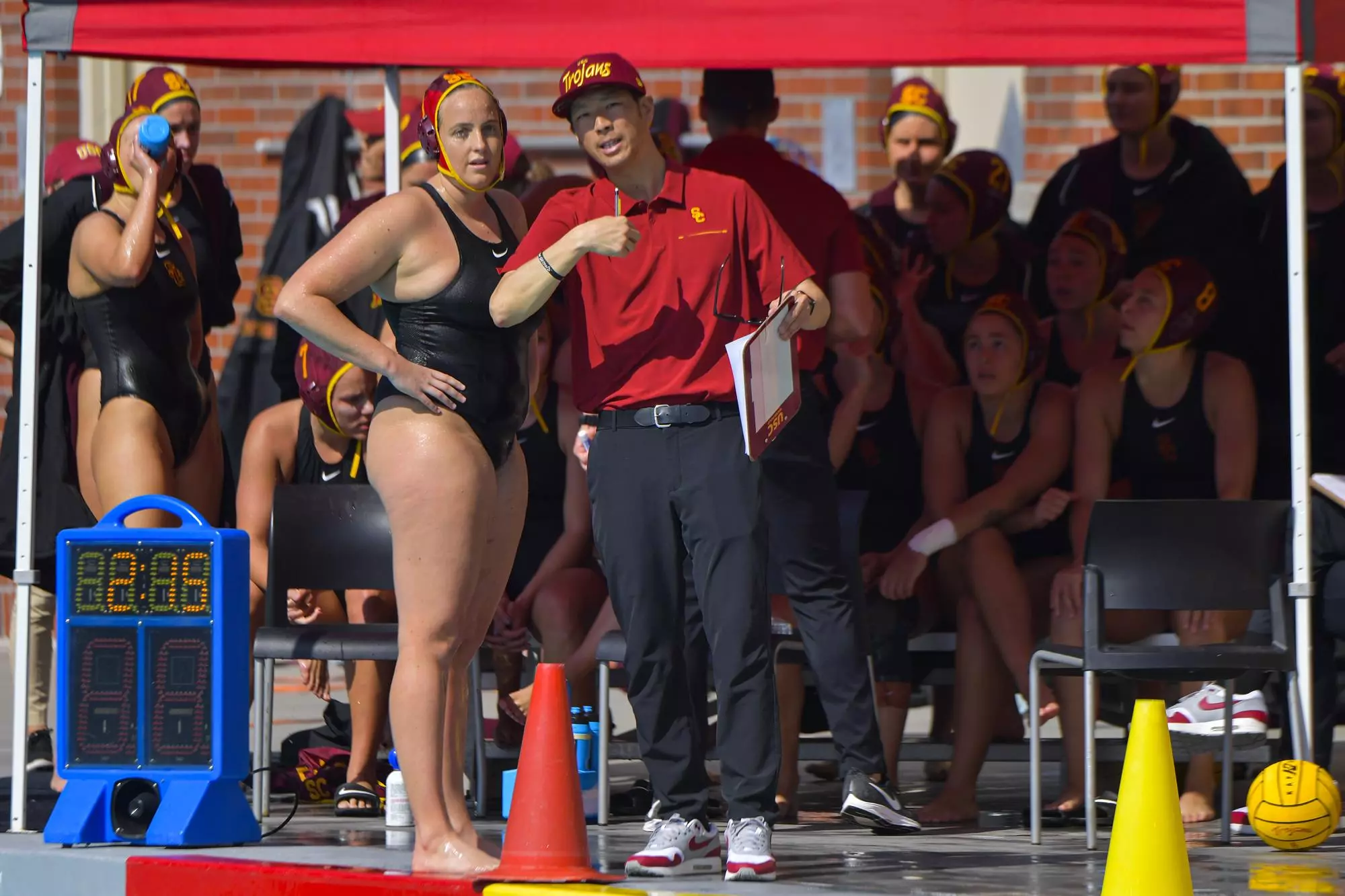 Casey Moon coaching vs UC Irvine