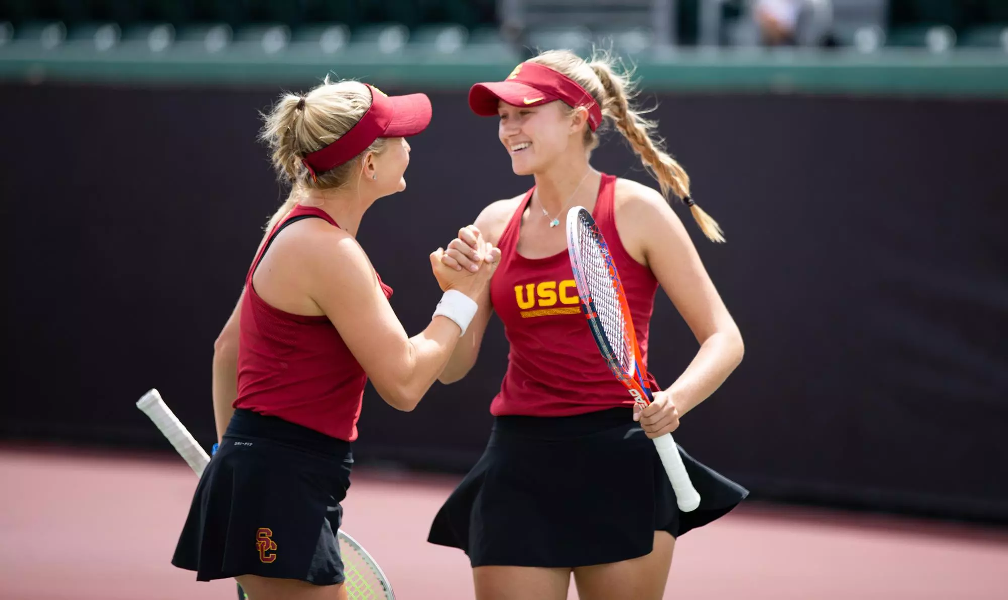 Danielle Willson with doubles partner