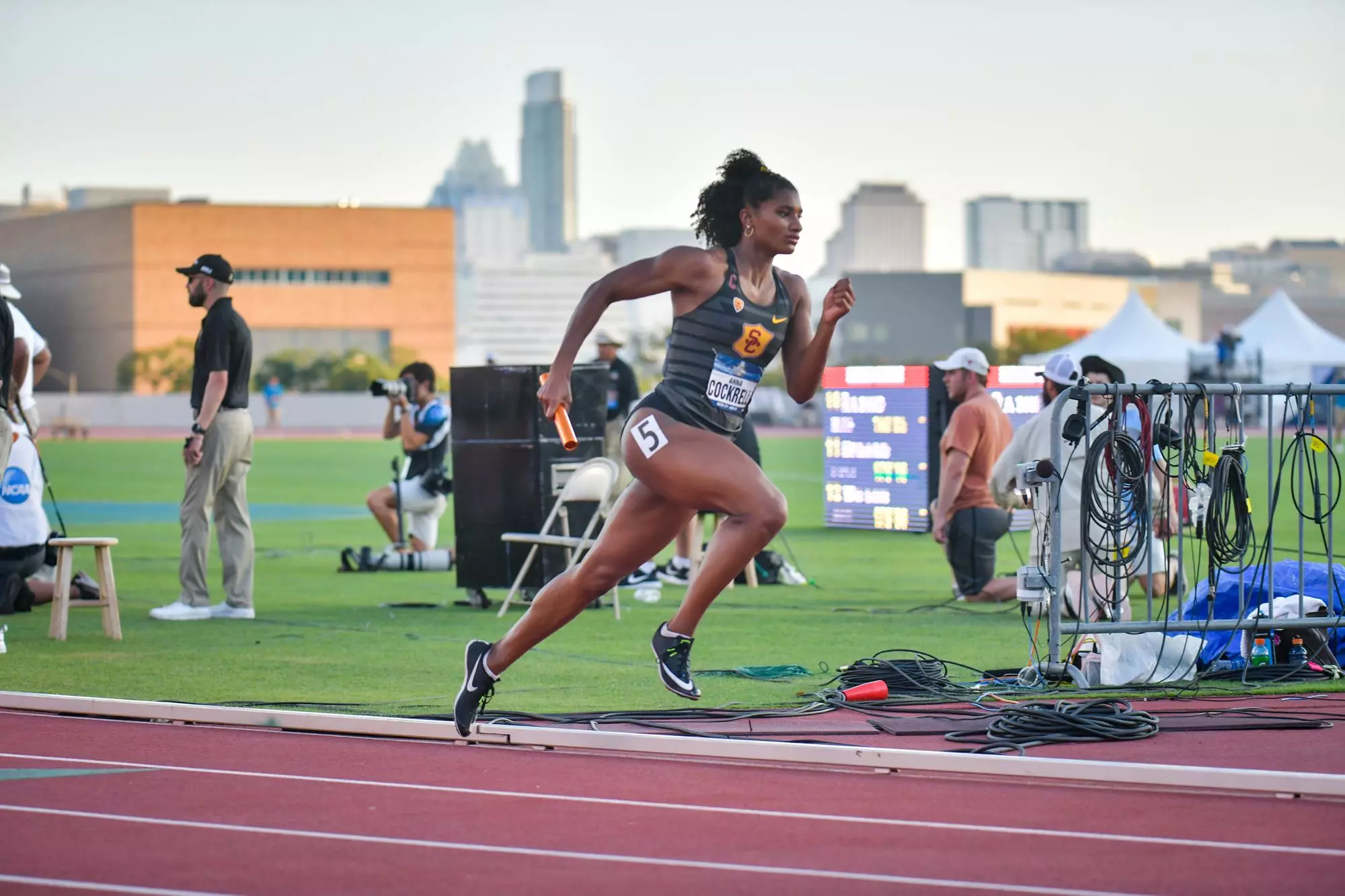 Anna Cockrell running