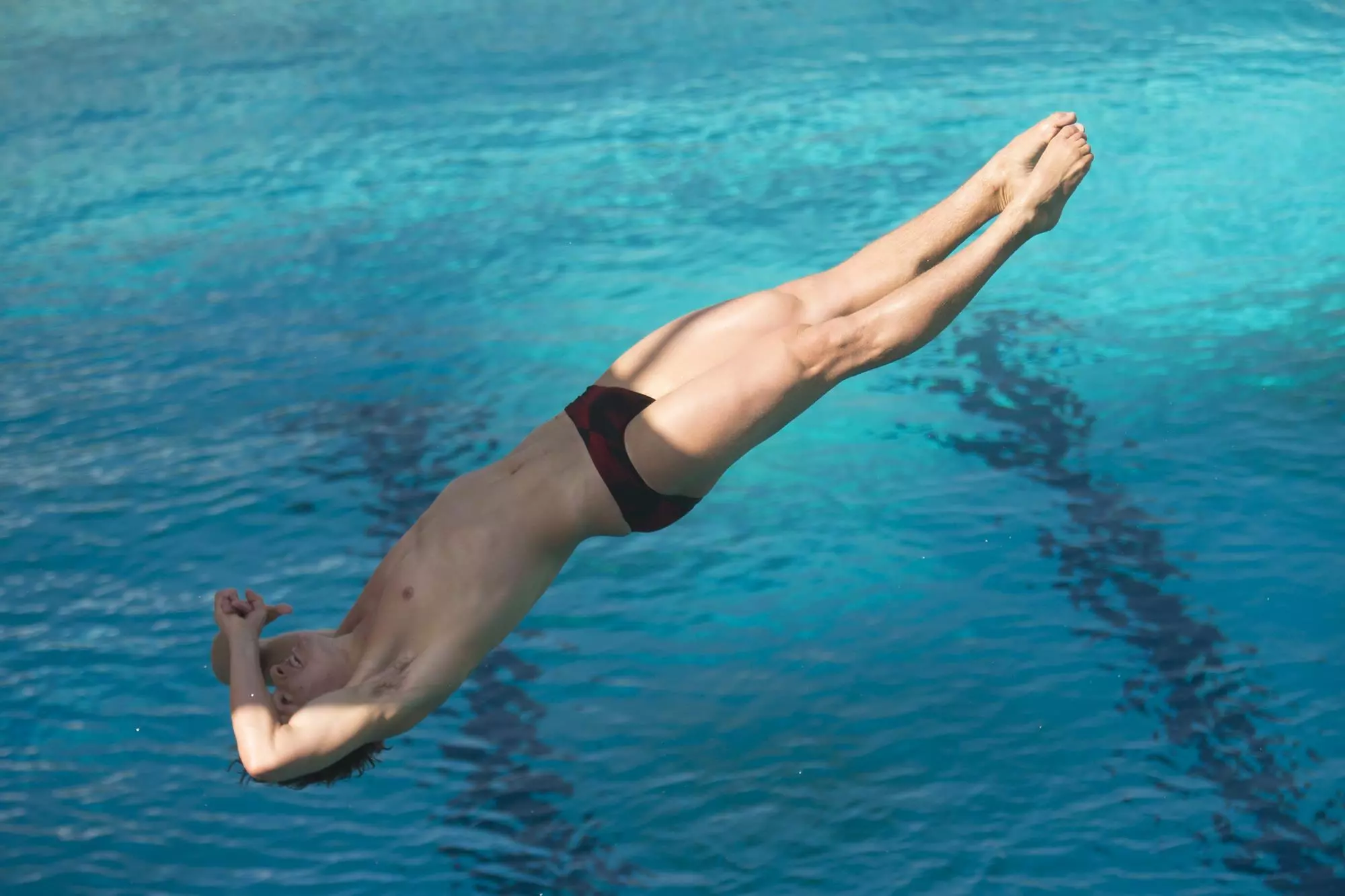 Henry Fusaro diving