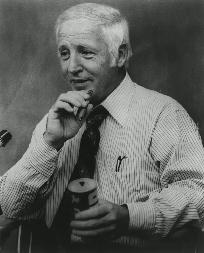 John McKay sitting