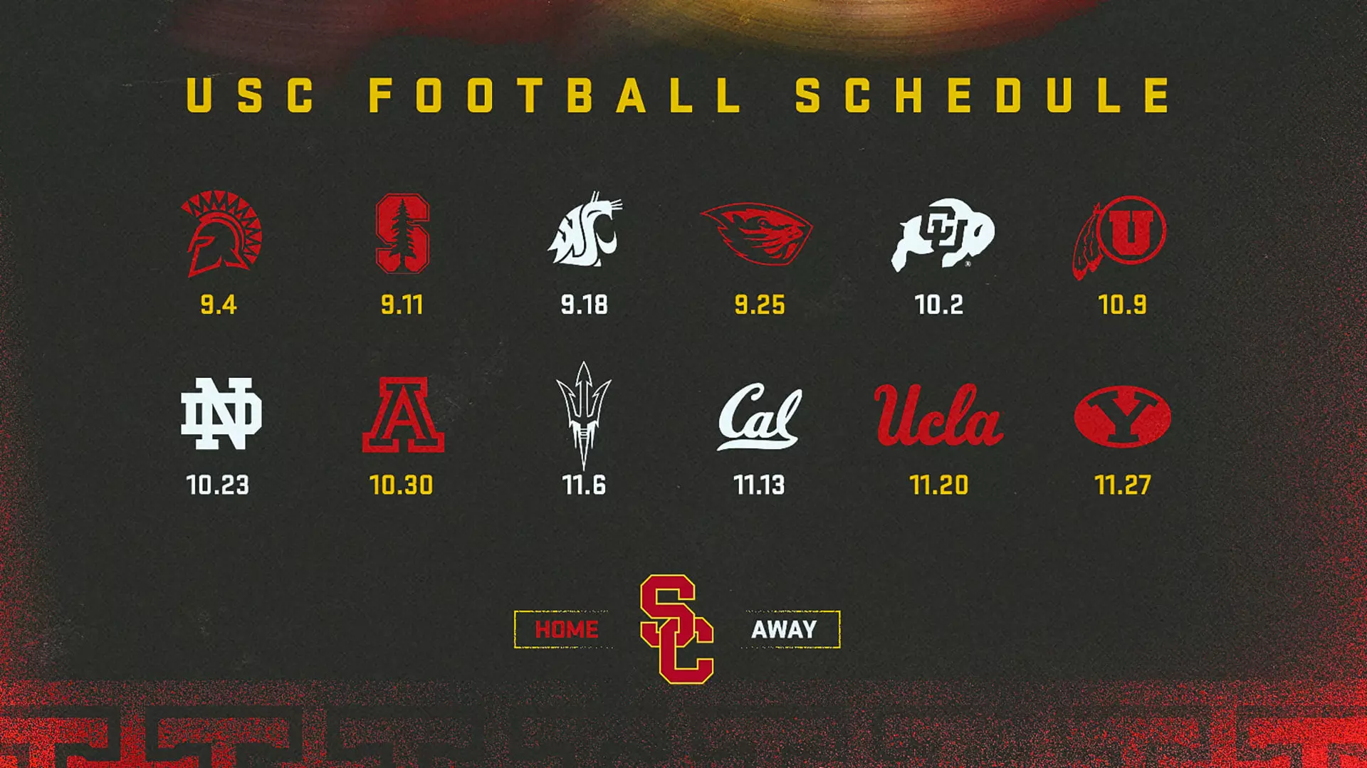 USC's 2021 Football Schedule Announced - USC Athletics usc-s-2021-football-schedule-announced-usc-athletics