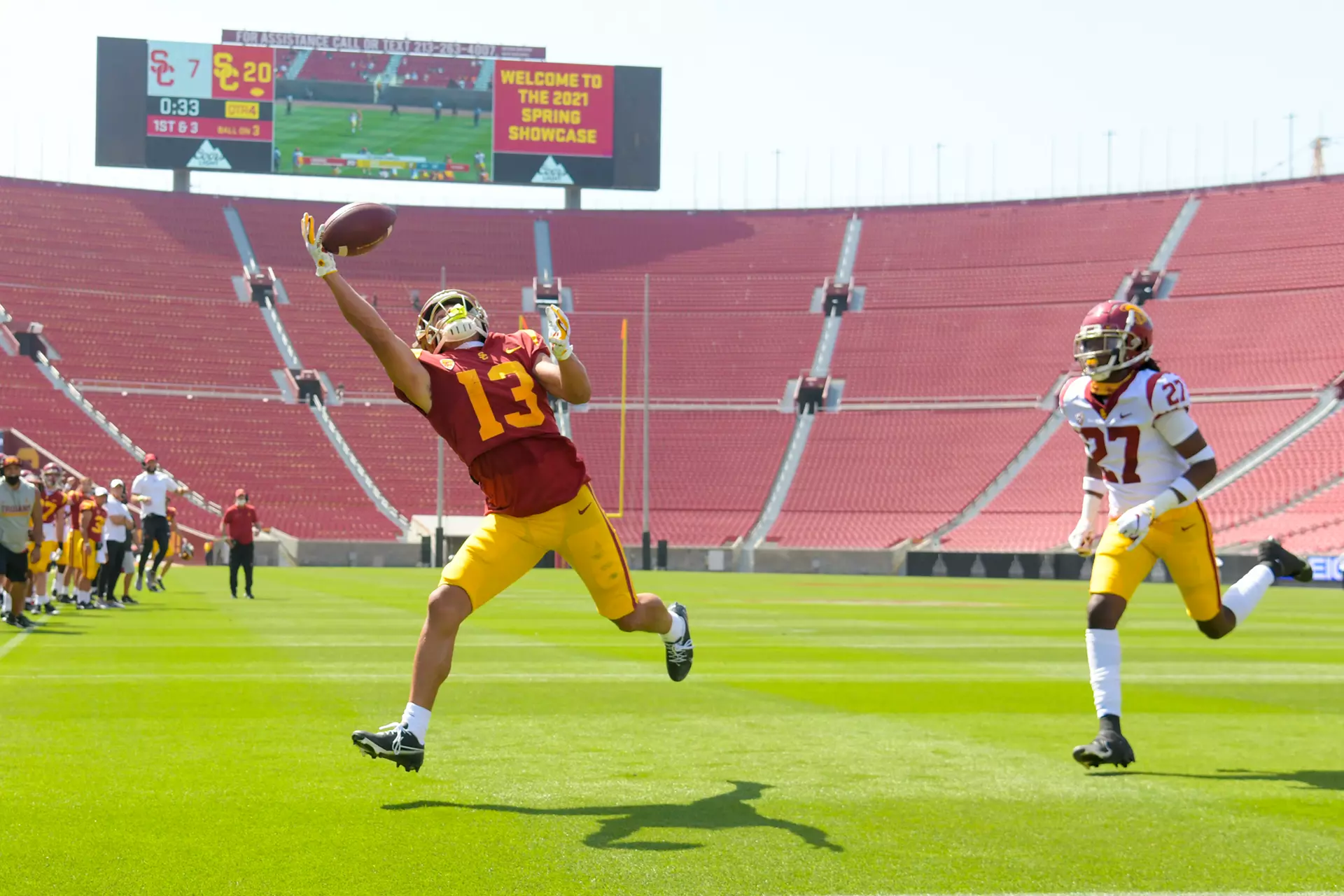 Michael Jackson III touchdown reception