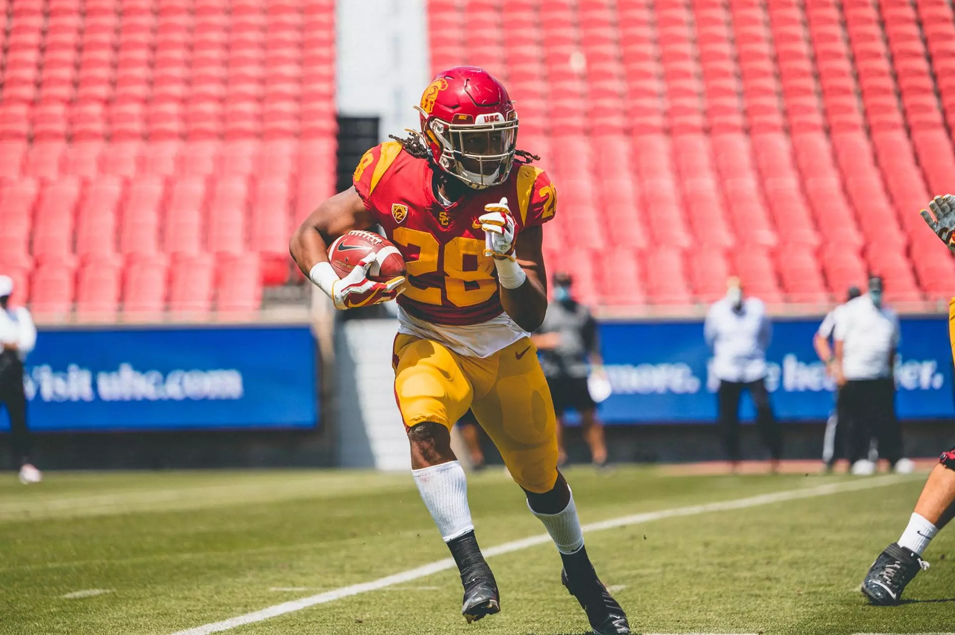 Keontay Ingram at spring showcase