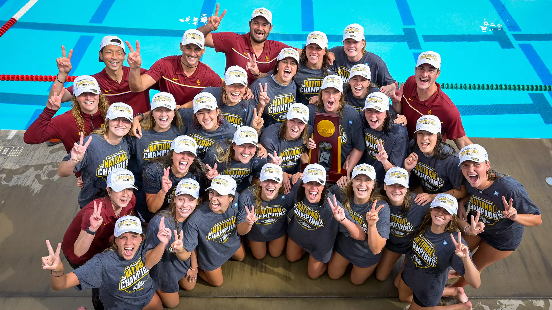 USC Trojans Women's Water Polo - 2021 NCAA National Champions