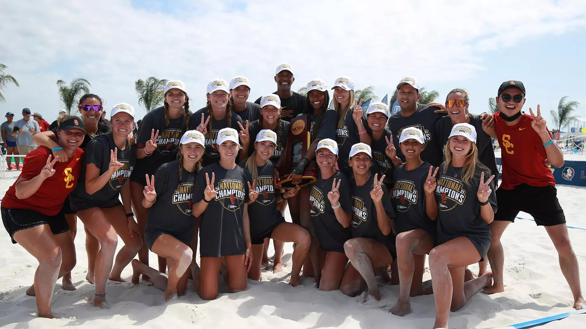 USC Trojans Beach Volleyball - 2021 NCAA National Champions