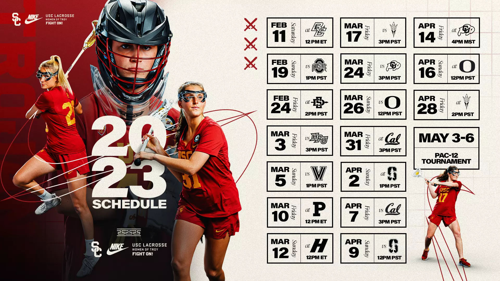 USC Lacrosse Announces 2023 Schedule - USC Athletics usc-lacrosse-announces-2023-schedule-usc-athletics