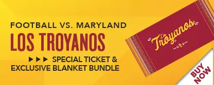 USC Trojans Football vs. Maryland Terrapins | Buy Los Troyanos Package