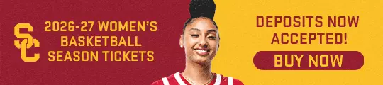 2026-27 USC Trojans Women's Basketball Season Tickets | Place Deposit
