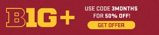 Big Ten Plus | Use Code 3MONTHS For 50% Off!