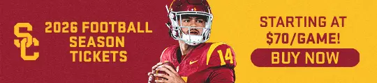 2026 USC Trojans Football Season Tickets Starting At $70 Per Game | Buy Now
