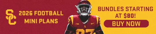 2026 USC Trojans Football Mini Plans | Bundle 2-5 Games To Save On Tickets